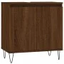 Armario de baño madera de ingeniería marrón roble 58x33x60 cm de vidaXL, Tocadores de baño - Ref: Foro24-831587, Precio: 42,2...