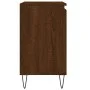 Armario de baño madera de ingeniería marrón roble 58x33x60 cm de vidaXL, Tocadores de baño - Ref: Foro24-831587, Precio: 42,2...