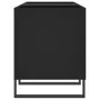 Black plywood record cabinet 121x38x48 cm by vidaXL, CD and DVD storage - Ref: Foro24-831685, Price: 82,59 €, Discount: %