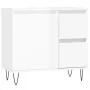 Badezimmerschrank Sperrholz glänzend weiß 65x33x60 cm von vidaXL, Badezimmerwaschtische - Ref: Foro24-831606, Preis: 111,79 €...