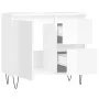 Badezimmerschrank Sperrholz glänzend weiß 65x33x60 cm von vidaXL, Badezimmerwaschtische - Ref: Foro24-831606, Preis: 111,79 €...