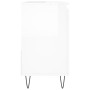 Armario de baño madera contrachapada blanco brillo 65x33x60 cm de vidaXL, Tocadores de baño - Ref: Foro24-831606, Precio: 119...