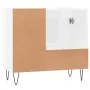 Badezimmerschrank Sperrholz glänzend weiß 65x33x60 cm von vidaXL, Badezimmerwaschtische - Ref: Foro24-831606, Preis: 111,79 €...
