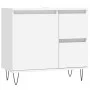 White plywood bathroom cabinet 65x33x60 cm by vidaXL, bathroom vanities - Ref: Foro24-831604, Price: 66,16 €, Discount: %