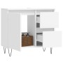 Badezimmerschrank aus weißem Sperrholz 65x33x60 cm von vidaXL, Badezimmerwaschtische - Ref: Foro24-831604, Preis: 67,18 €, Ra...