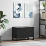 Schwarzer Plattenschrank aus Sperrholz, 74,5 x 38 x 48 cm von vidaXL, CD- und DVD-Speicher - Ref: Foro24-831733, Preis: 43,69...