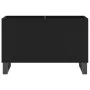 Mueble para discos madera contrachapada negro 74,5x38x48 cm de vidaXL, Almacenamiento para CD y DVD - Ref: Foro24-831733, Pre...