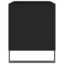 Mueble para discos madera contrachapada negro 74,5x38x48 cm de vidaXL, Almacenamiento para CD y DVD - Ref: Foro24-831733, Pre...