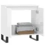 Glossy white engineered wood bathroom cabinet 58x33x60 cm by vidaXL, bathroom vanities - Ref: Foro24-831590, Price: 49,40 €, ...