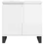 Glossy white engineered wood bathroom cabinet 58x33x60 cm by vidaXL, bathroom vanities - Ref: Foro24-831590, Price: 49,40 €, ...