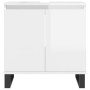 Glänzend weißer Badezimmerschrank aus Holzwerkstoff, 58 x 33 x 60 cm von vidaXL, Badezimmerwaschtische - Ref: Foro24-831590, ...