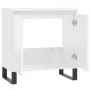 Glossy white engineered wood bathroom cabinet 58x33x60 cm by vidaXL, bathroom vanities - Ref: Foro24-831590, Price: 49,40 €, ...
