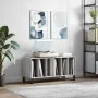 Plywood gray Sonoma record storage unit 100x38x48cm by vidaXL, CD and DVD storage - Ref: Foro24-831762, Price: 75,60 €, Disco...