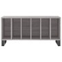 Plywood gray Sonoma record storage unit 100x38x48cm by vidaXL, CD and DVD storage - Ref: Foro24-831762, Price: 76,70 €, Disco...