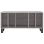 Plywood gray Sonoma record storage unit 100x38x48cm by vidaXL, CD and DVD storage - Ref: Foro24-831762, Price: 75,60 €, Disco...
