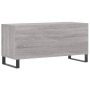 Plywood gray Sonoma record storage unit 100x38x48cm by vidaXL, CD and DVD storage - Ref: Foro24-831762, Price: 76,70 €, Disco...