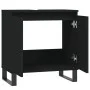 Badezimmerschrank aus Holzwerkstoff schwarz 58x33x60 cm von vidaXL, Badezimmerwaschtische - Ref: Foro24-831589, Preis: 54,28 ...