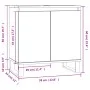 Badezimmerschrank aus Holzwerkstoff schwarz 58x33x60 cm von vidaXL, Badezimmerwaschtische - Ref: Foro24-831589, Preis: 54,28 ...