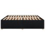 Cama sin colchón tela negro 180x200 cm