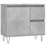 Concrete gray plywood bathroom cabinet 65x33x60 cm by vidaXL, bathroom vanities - Ref: Foro24-831608, Price: 62,50 €, Discoun...