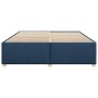 Cama sin colchón tela azul 180x200 cm