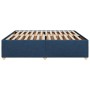 Cama sin colchón tela azul 180x200 cm