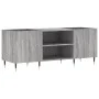 Schallplattenschrank aus grauem Sonoma-Sperrholz, 121 x 38 x 48 cm von vidaXL, CD- und DVD-Speicher - Ref: Foro24-831674, Pre...