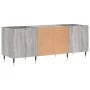 Schallplattenschrank aus grauem Sonoma-Sperrholz, 121 x 38 x 48 cm von vidaXL, CD- und DVD-Speicher - Ref: Foro24-831674, Pre...