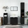 Armario de baño madera de ingeniería negro 58x33x60 cm de vidaXL, Tocadores de baño - Ref: Foro24-831573, Precio: 48,50 €, De...