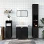 Armario de baño madera de ingeniería negro 58x33x60 cm de vidaXL, Tocadores de baño - Ref: Foro24-831573, Precio: 48,50 €, De...