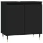 Armario de baño madera de ingeniería negro 58x33x60 cm de vidaXL, Tocadores de baño - Ref: Foro24-831573, Precio: 48,50 €, De...