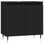 Armario de baño madera de ingeniería negro 58x33x60 cm de vidaXL, Tocadores de baño - Ref: Foro24-831573, Precio: 48,50 €, De...