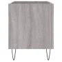 Mueble discos madera contrachapada gris sonoma 74,5x38x48 cm de vidaXL, Almacenamiento para CD y DVD - Ref: Foro24-831730, Pr...