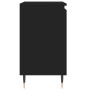 Armario de baño madera de ingeniería negro 58x33x60 cm de vidaXL, Tocadores de baño - Ref: Foro24-831573, Precio: 48,50 €, De...