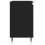 Black engineered wood bathroom cabinet 58x33x60 cm by vidaXL, bathroom vanities - Ref: Foro24-831573, Price: 48,50 €, Discoun...