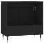 Armario de baño madera de ingeniería negro 58x33x60 cm de vidaXL, Tocadores de baño - Ref: Foro24-831573, Precio: 48,50 €, De...