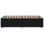 Estructura de cama sin colchón tela negro 80x200 cm