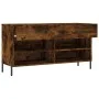 Shoe bench engineered wood smoked oak 102x35x55 cm by vidaXL, Shoe racks and shoe organizers - Ref: Foro24-829753, Price: 58,...