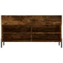 Shoe bench engineered wood smoked oak 102x35x55 cm by vidaXL, Shoe racks and shoe organizers - Ref: Foro24-829753, Price: 58,...