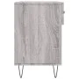 Engineered wood gray Sonoma shoemaker bench 102x35x55 cm by vidaXL, Shoe racks and shoe organizers - Ref: Foro24-829738, Pric...