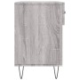 Sonoma graue Schuhbank aus Holzwerkstoff 102x35x55 cm von vidaXL, Schuhregale und Schuhorganisatoren - Ref: Foro24-829738, Pr...