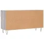 Engineered wood gray Sonoma shoemaker bench 102x35x55 cm by vidaXL, Shoe racks and shoe organizers - Ref: Foro24-829738, Pric...