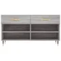 Sonoma graue Schuhbank aus Holzwerkstoff, 102 x 35 x 55 cm von vidaXL, Schuhregale und Schuhorganisatoren - Ref: Foro24-82972...