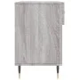 Banco zapatero madera de ingeniería gris Sonoma 102x35x55 cm de vidaXL, Zapateros y organizadores de calzado - Ref: Foro24-82...