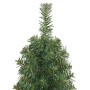 Árbol de Navidad artificial delgado y soporte PVC verde 120 cm