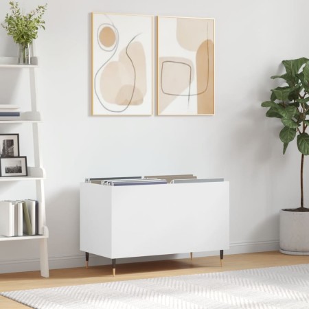 Weißer Plattenschrank aus Sperrholz, 74,5 x 38 x 48 cm von vidaXL, CD- und DVD-Speicher - Ref: Foro24-831716, Preis: 37,05 €,...