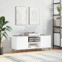 Weißer Plattenschrank aus Sperrholz, 121 x 38 x 48 cm von vidaXL, CD- und DVD-Speicher - Ref: Foro24-831676, Preis: 75,44 €, ...