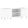 Mueble para discos madera contrachapada blanco 121x38x48 cm de vidaXL, Almacenamiento para CD y DVD - Ref: Foro24-831676, Pre...
