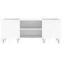Mueble para discos madera contrachapada blanco 121x38x48 cm de vidaXL, Almacenamiento para CD y DVD - Ref: Foro24-831676, Pre...