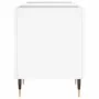White plywood record cabinet 121x38x48 cm by vidaXL, CD and DVD storage - Ref: Foro24-831668, Price: 77,52 €, Discount: %